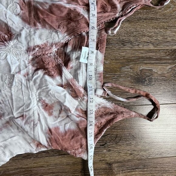 BOHO cotton dress with belted yellow and brown - Picture 13 of 13